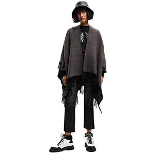 Desigual - Omkeerbare Poncho - Gerecycled Polyester