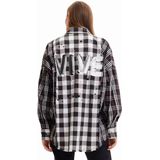 Desigual - Cotton Shirt - Veelkleurig - Katoen - Dames