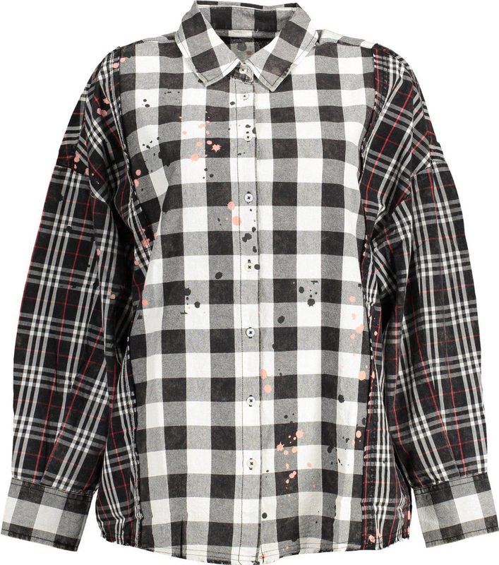 Desigual - Cotton Shirt - Veelkleurig - Katoen - Dames