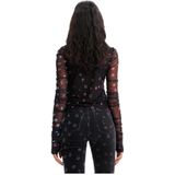Desigual - T-shirt - Zwart - Lange Mouwen - Dames