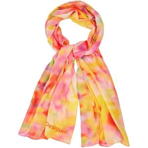 Desigual Dames Accessoires Stof Rechthoekig Foulard, rood, Eén Maat