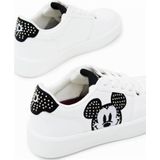 Desigual Sneakers met Mickey Mouse Wit