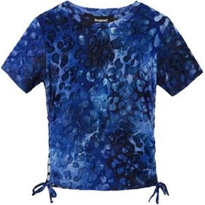 Desigual Ts_triestre 5000 T-shirt voor dames, Blauw