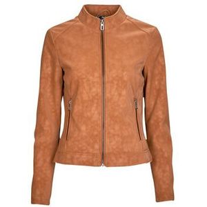 Desigual - CHAQ_DETROIT - Leren Jas - Bruin - Dames