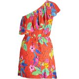 Desigual - One-Shoulder Damesjurk - Rood