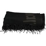 Desigual Poncho met Franjes Antraciet