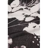 Desigual sjaal met print zwart/wit