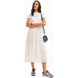 Desigual A-lijn Jurk Wit