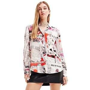 Desigual Cam_matera Dameshemd, Wit