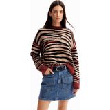 Desigual - Eclectische Chic Coltrui - Veelkleurig - Dames - Polyester
