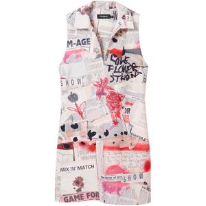 Polojurk met krantenknipsels