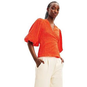 Desigual BLUS_LOIRA, 7002 ORANGE, S, oranje, S