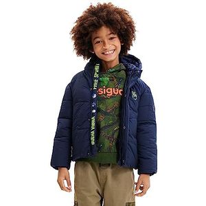 Gewatteerd jack met capuchon