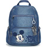 Desigual Mickey Rock Denim Stad rugzak 35 cm blau