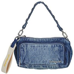 Desigual Priori Urus Accessories Denim Across Body Bag, Blue, blauw