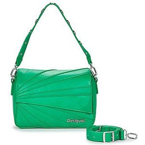 Desigual Women's Machina Phuket Accessoires PU Hand Bag, Green, groen