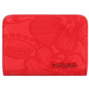 Desigual Women's Mone Alpha Maya Tri-Fold Wallet, Red, rood, 12