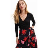 Cinturón - Geometrisch Motief - Leer - Ancho 2,8 cm