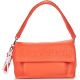 Desigual Dames Half Logo 24 VENE Accessories PU Across Body Bag, Oranje, oranje