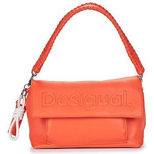 Desigual Dames Half Logo 24 VENE Accessories PU Across Body Bag, Oranje, oranje