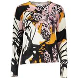 Patroon Trui Met Ronde Hals Met Lange Mouwen En Logodetail