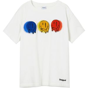 Desigual Jongens Ts_Asher T-shirt, wit, 6 Jaar