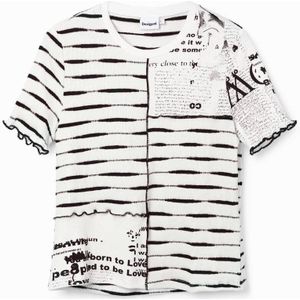 Desigual TS_Lou, 1000 Blanco, M, wit, M