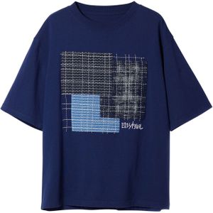 Desigual TS_Arnoldo, 5000 Navy, L, blauw, L