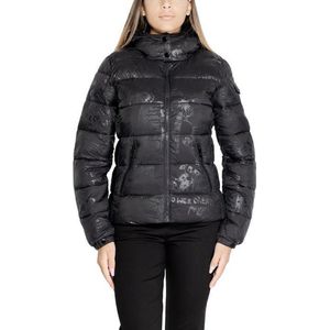 Drammen Veste Desigual Noire Parka Desigual Winterjacke Damen