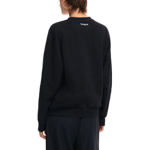 Sweatshirt Met Lange Mouwen Met Zwarte Print