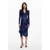 Jurkje - V-hals - 3/4 Lengte - Lange Mouw - Normale Pasvorm