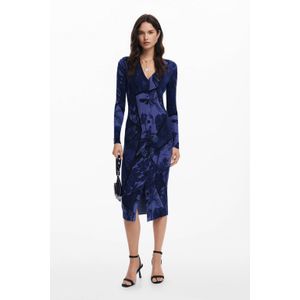 Jurkje - V-hals - 3/4 Lengte - Lange Mouw - Normale Pasvorm