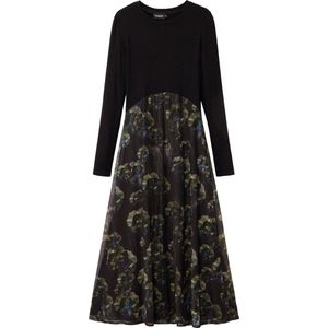 Desigual - Midi-jurk - Zwart - Viscose