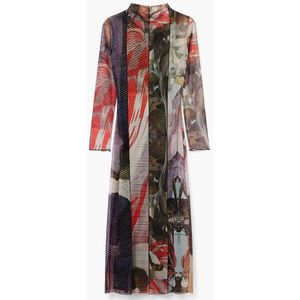 Jurk - Cocktailjurken - 3/4 Lengte - Lange Mouw - Normale Pasvorm