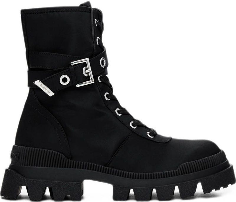 Desigual - 24WSTY01 - Dameslaarzen - Zwart - Synthetisch - Ritssluiting