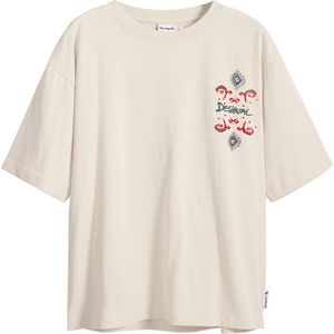 T-shirt - Etnische Print - Korte Mouwen - Normale Pasvorm