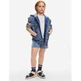 Desigual - Minnie - Jeansjas - Met Capuchon - Voor Meisjes