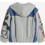 Desigual - Minnie - Jeansjas - Met Capuchon - Voor Meisjes