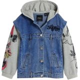 Desigual - Minnie - Jeansjas - Met Capuchon - Voor Meisjes
