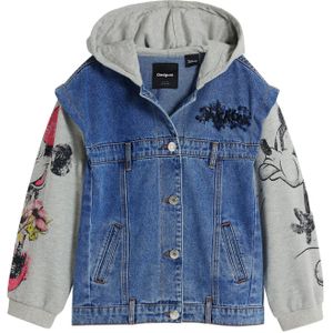 Desigual - Minnie - Jeansjas - Met Capuchon - Voor Meisjes