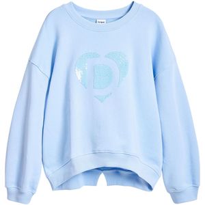 Sweater - Motiefprint - Sweatstof - Geribbelde Kraag - Lange Mouw