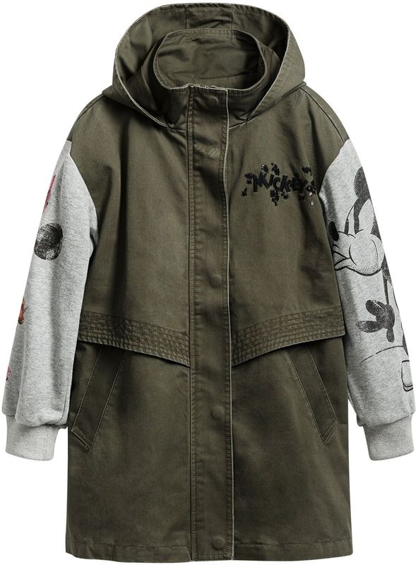 Desigual - Mickey - Parka - Multicolor - Katoen/Polyester