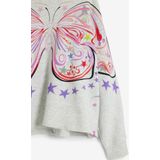 Desigual - Sweater - Ecru - Voor Meisjes - Ronde Hals - Lange Wijde Mouwen