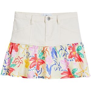 Spijkerrok - Denim - Volant - Print