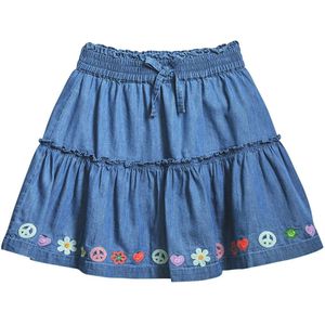 Desigual Skirt_Tila pour filles, bleu, 6 ans