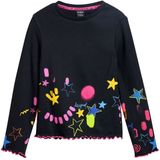 Longsleeve - Motiefprint - Knitwear - Normale Pasvorm - Lange Mouw