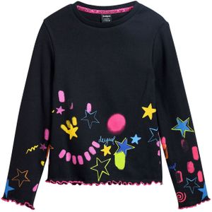 Longsleeve - Motiefprint - Knitwear - Normale Pasvorm - Lange Mouw