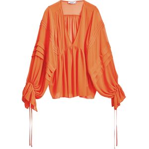 Desigual Blus_moiras T-shirt voor dames, Oranje, S