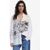 Desigual - Blouse - Wit - 100% Viscose