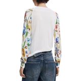 Desigual - Jers_leknes - Dames Sweatshirt - Wit